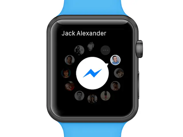 Výsledek obrázku pro messenger apple watch