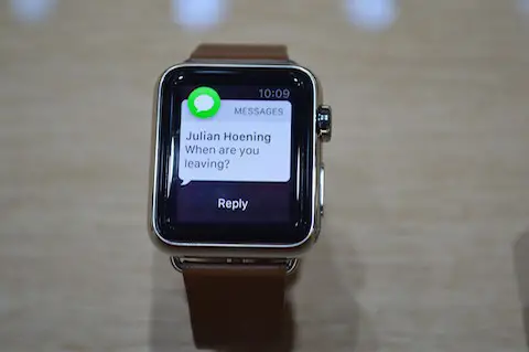 WhatsApp Messenger App on Apple Watch 